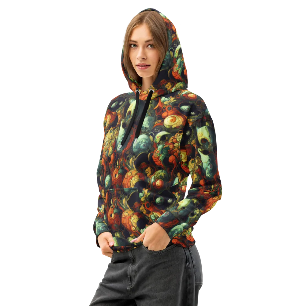 Midnight Mutants on Cotton Hoodie — Left Front