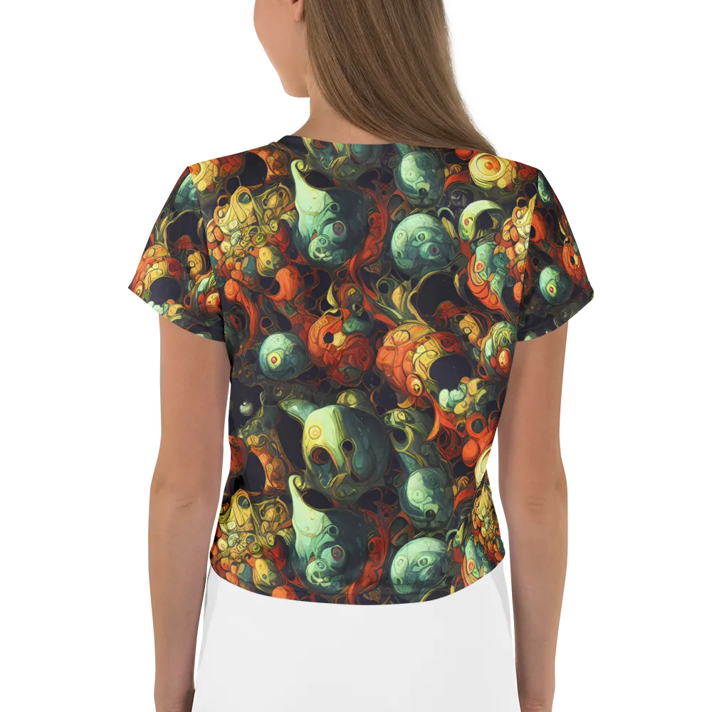 Midnight Mutants on Crop Tee — Back