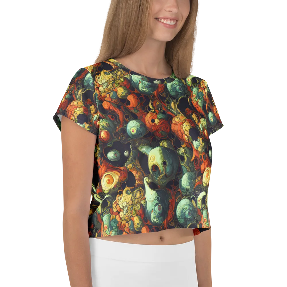 Midnight Mutants on Crop Tee — Right