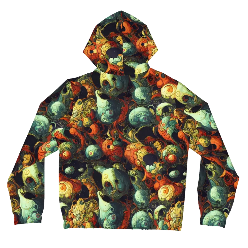 Midnight Mutants on Women's Full-Zip Hoodie — Back