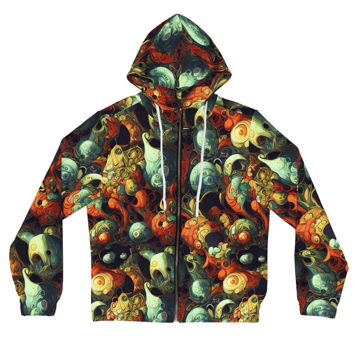 Midnight Mutants on Women's Full-Zip Hoodie — Front
