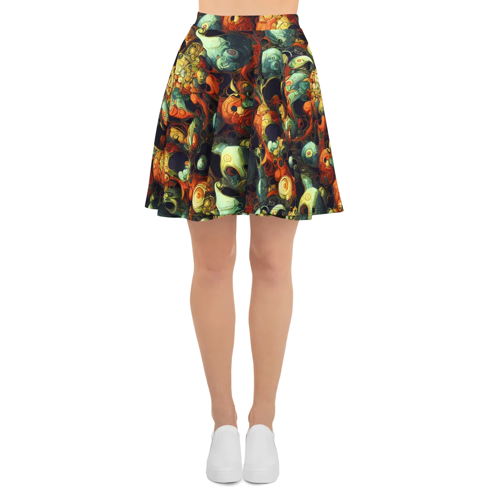Midnight Mutants on Skater Skirt — Front