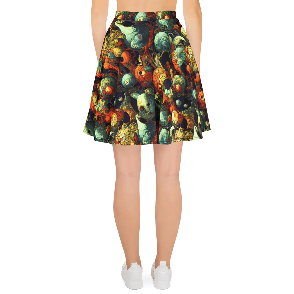 Midnight Mutants on Skater Skirt — Back