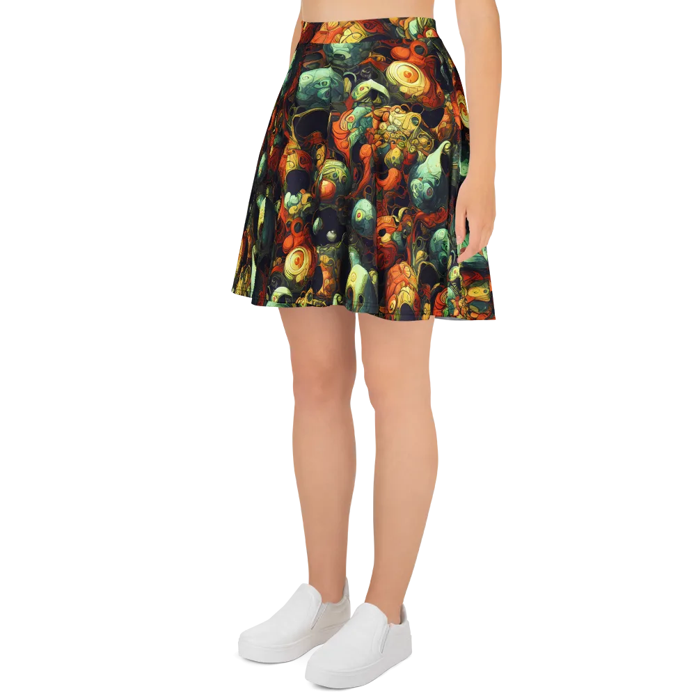 Midnight Mutants on Skater Skirt — Left