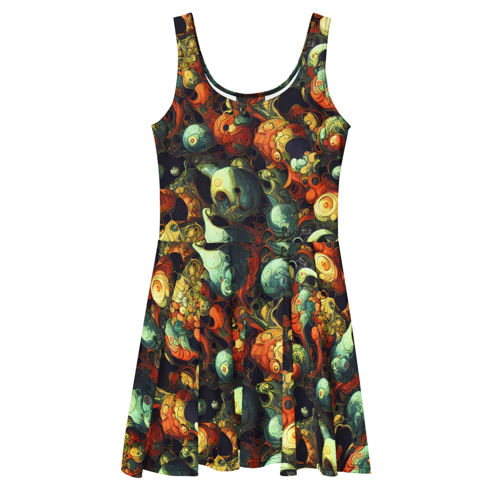 Midnight Mutants on Skater Dress — Front