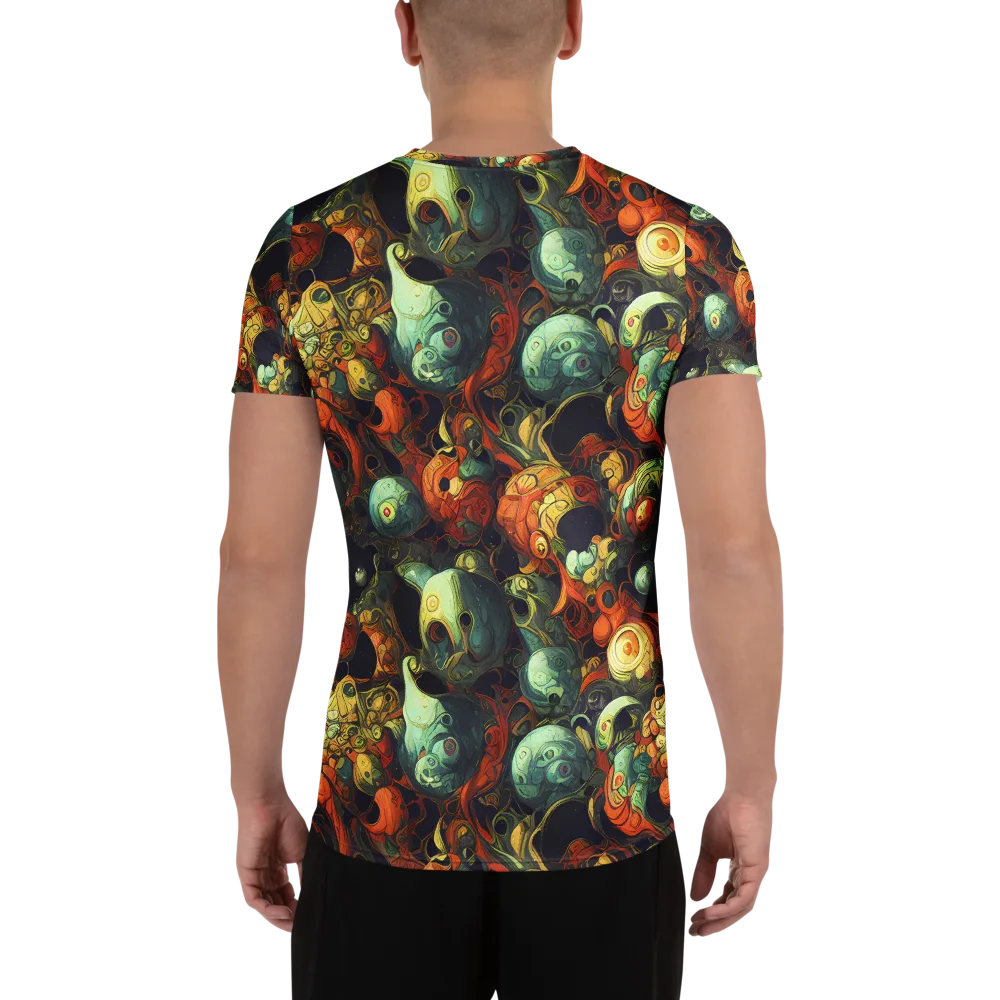 Midnight Mutants on Men's Athletic T-Shirt — Back