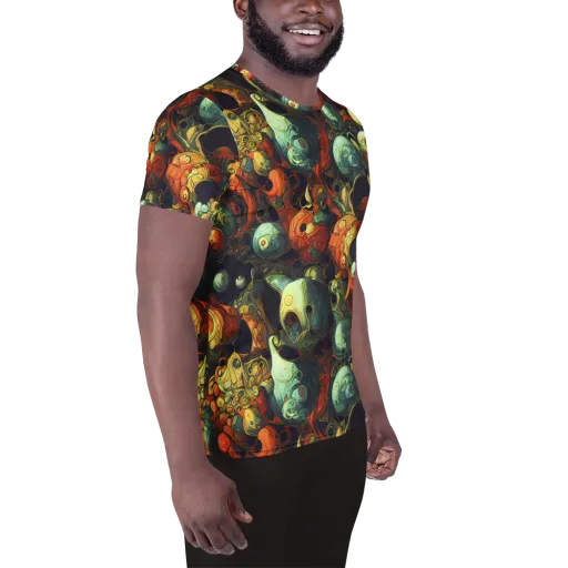 Midnight Mutants on a Men's Athletic T-Shirt