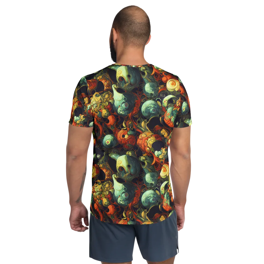 Midnight Mutants on Men's Athletic T-Shirt — Back