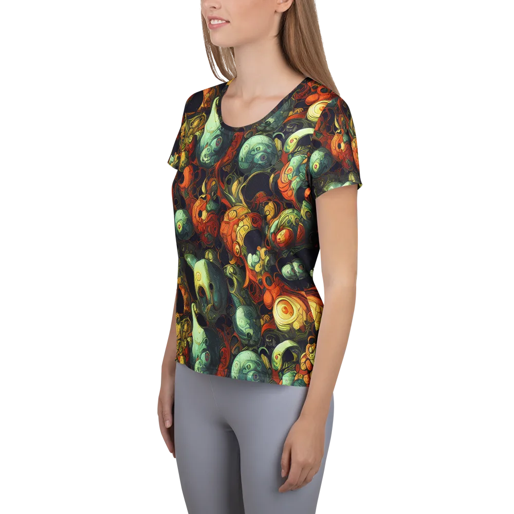 Midnight Mutants on Women's Athletic T-Shirt — Left