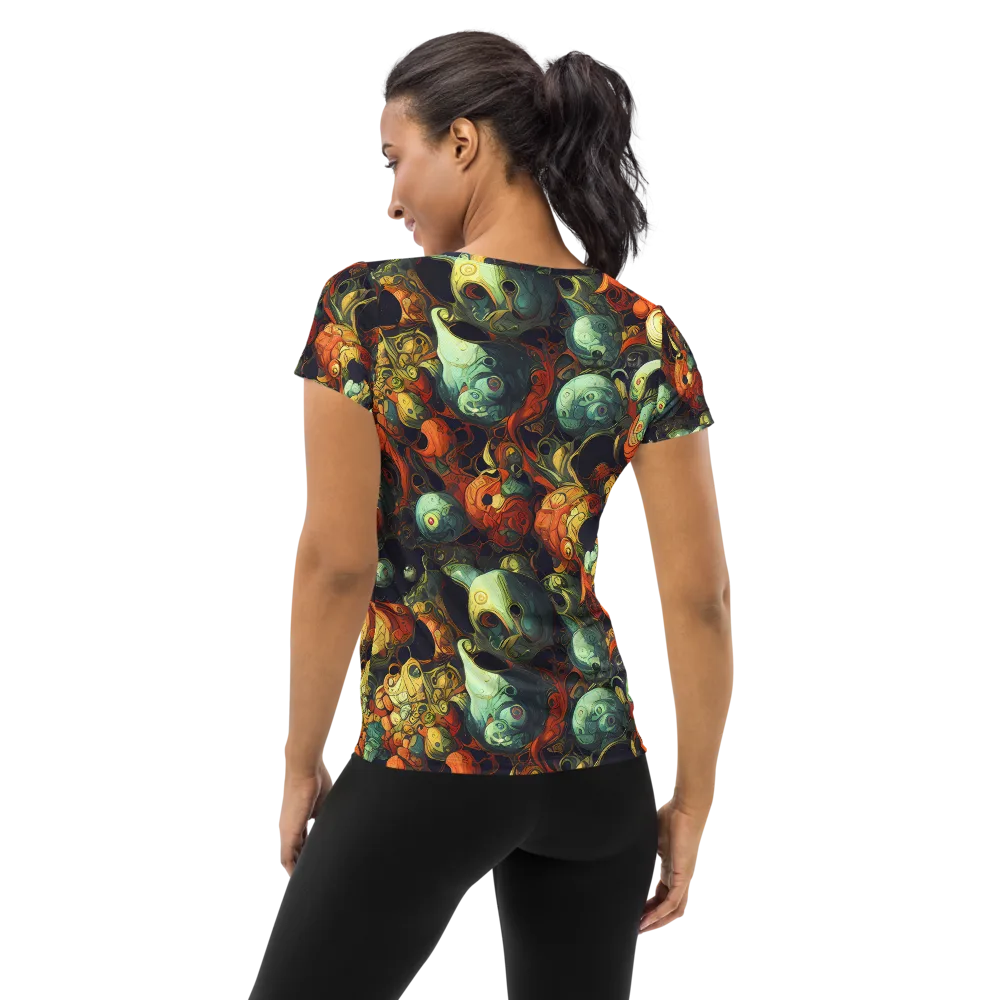 Midnight Mutants on Women's Athletic T-Shirt — Back