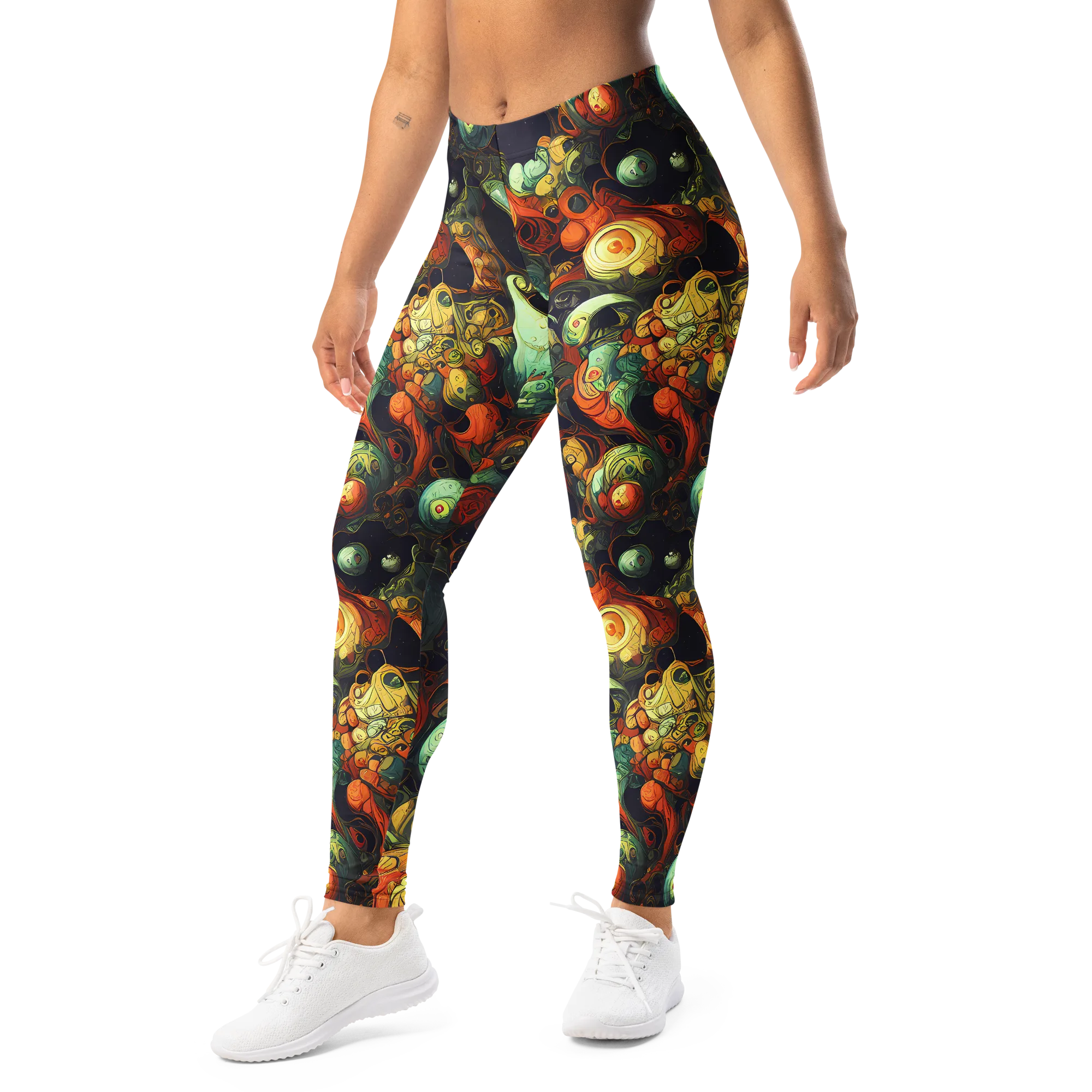 Midnight Mutants on Leggings — Left Front