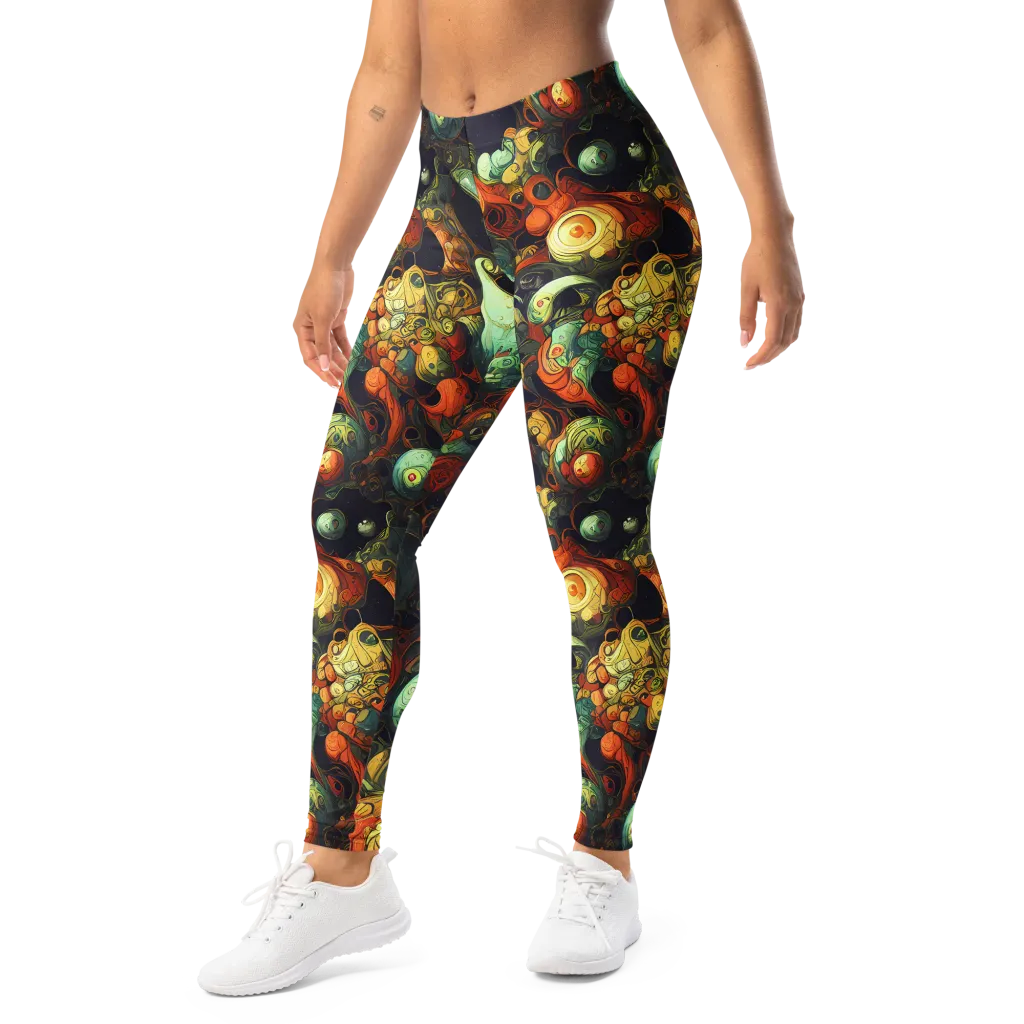 Midnight Mutants on Leggings — Left Front