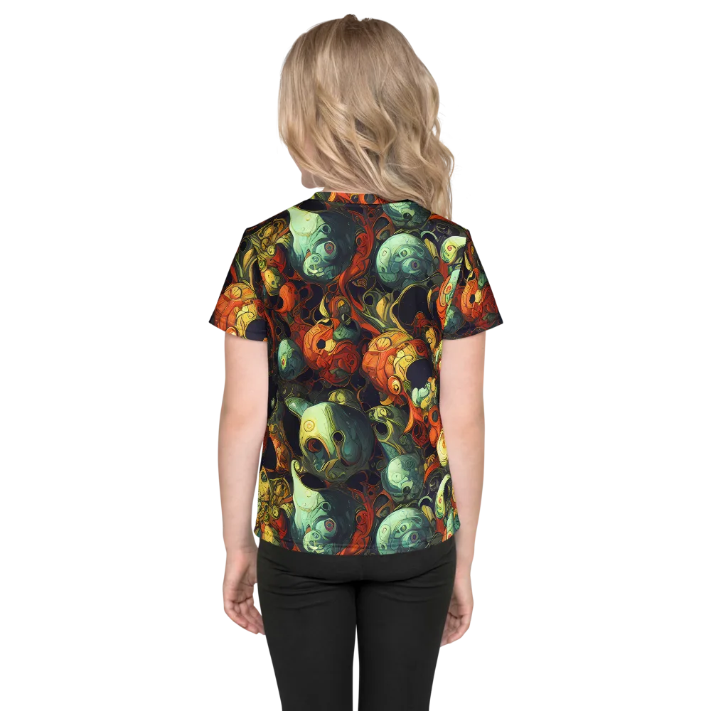 Midnight Mutants on Kids Crew Neck T-Shirt — Back
