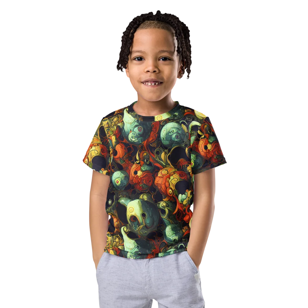 Midnight Mutants on Kids Crew Neck T-Shirt — Front