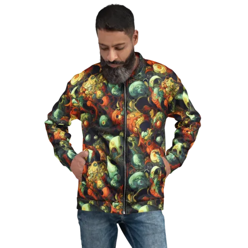 Midnight Mutants on a Bomber Jacket