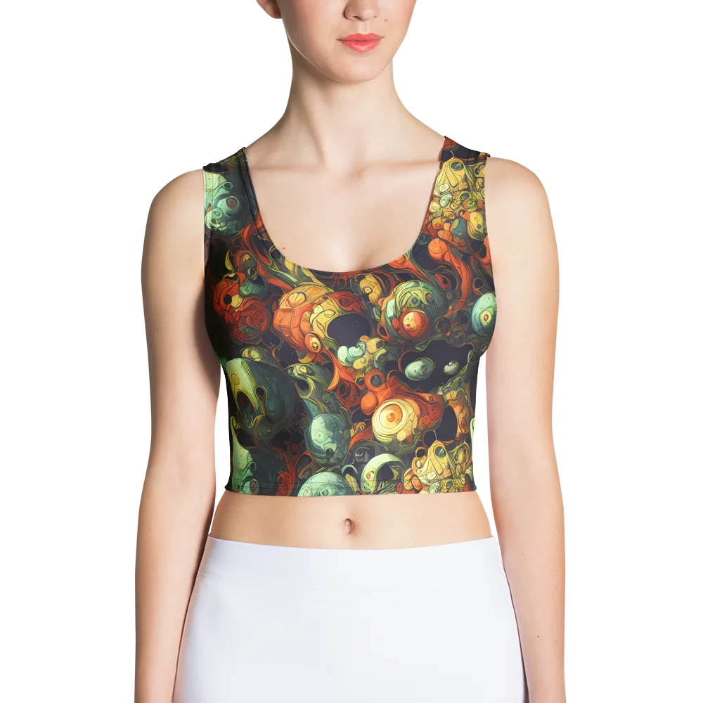 Midnight Mutants on Crop Top — Front