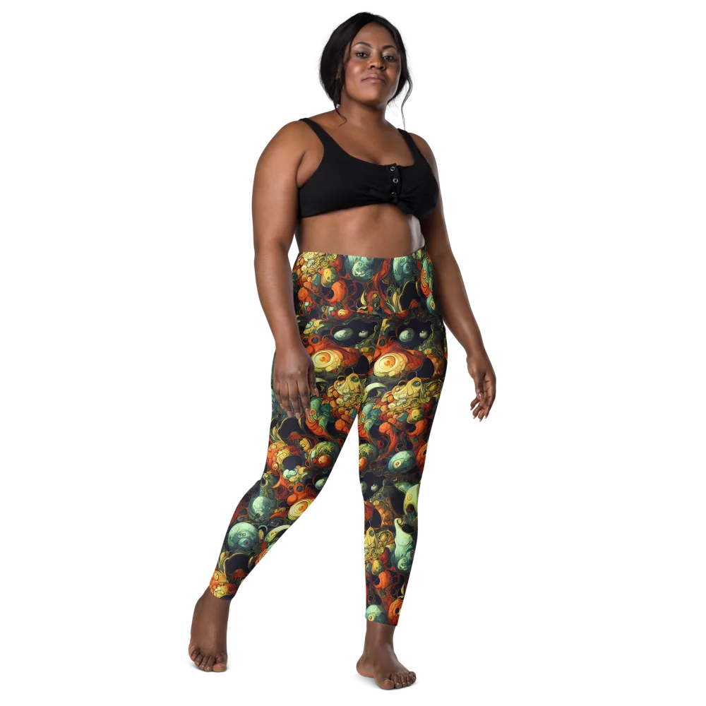 Midnight Mutants on Leggings with Pockets — Front