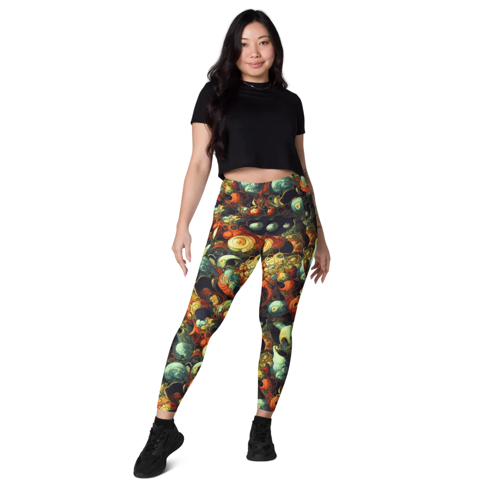 Midnight Mutants on Leggings with Pockets — Front