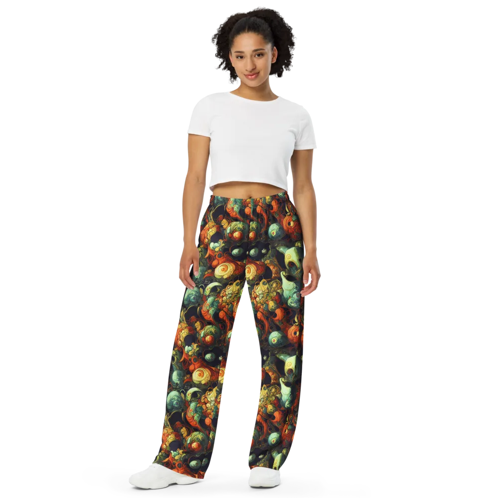 Midnight Mutants on Wide-Leg Pants — Front