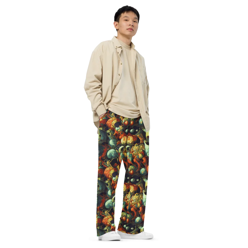 Midnight Mutants on Wide-Leg Pants — Right Front