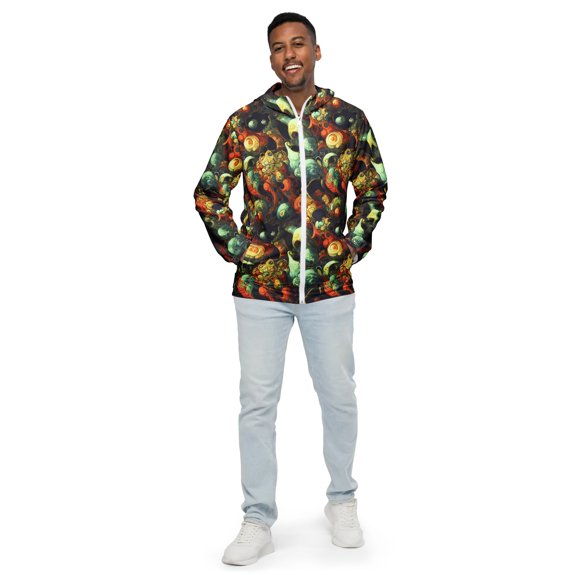 Midnight Mutants on Men's Windbreaker — Front