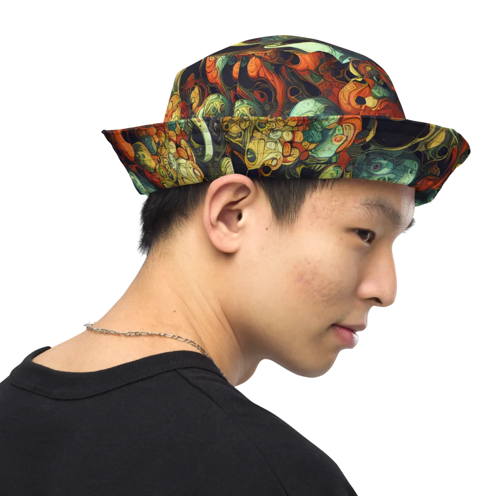 Midnight Mutants on Reversible Bucket Hat — Right Outside