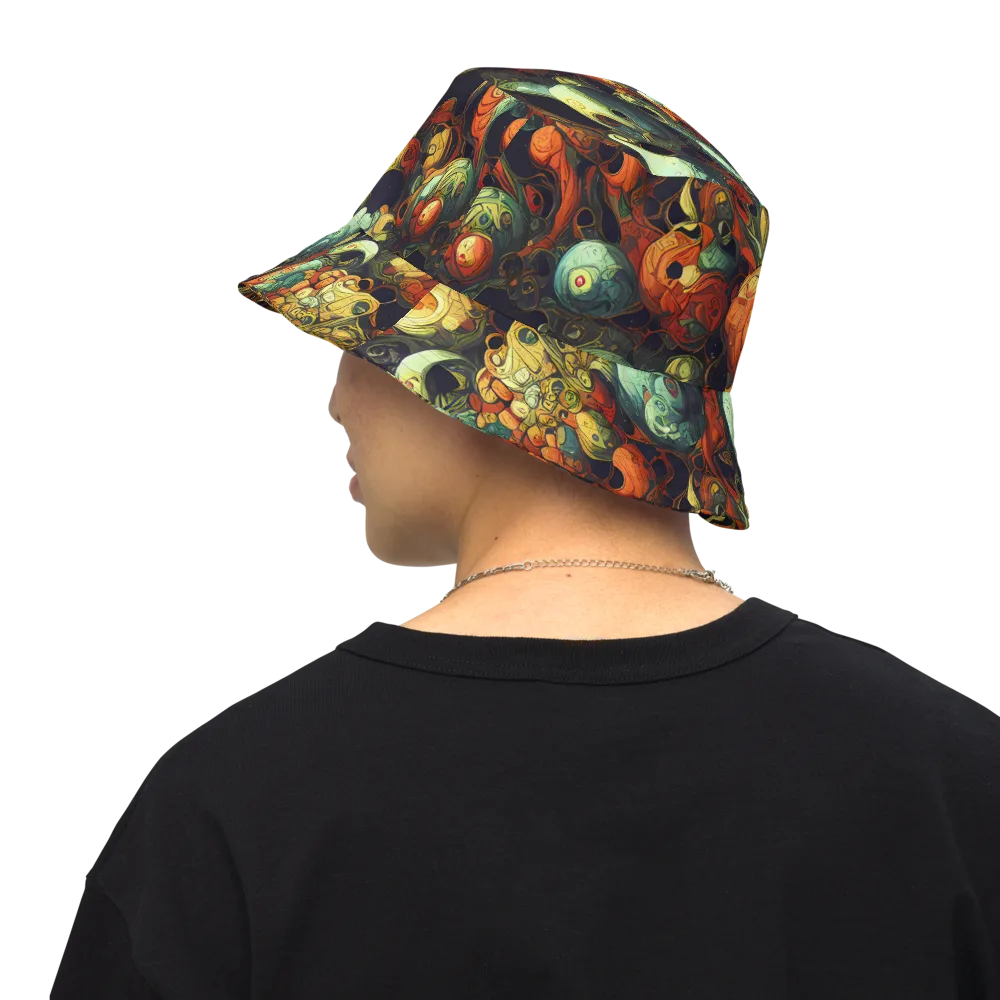 Midnight Mutants on Reversible Bucket Hat — Back Inside