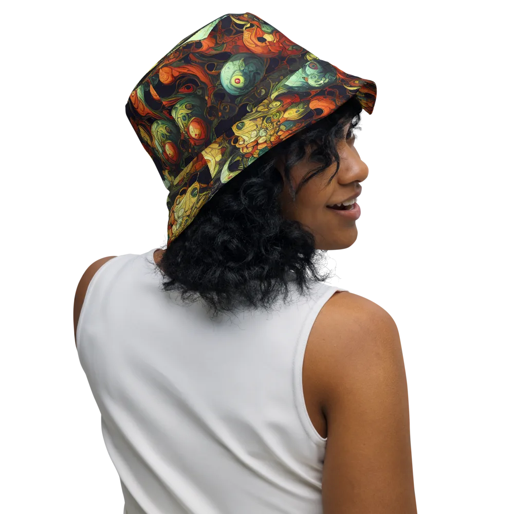 Midnight Mutants on Reversible Bucket Hat — Right Outside