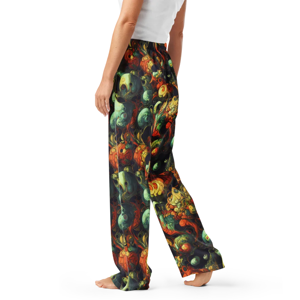 Midnight Mutants on Women's Pajama Pants — Left