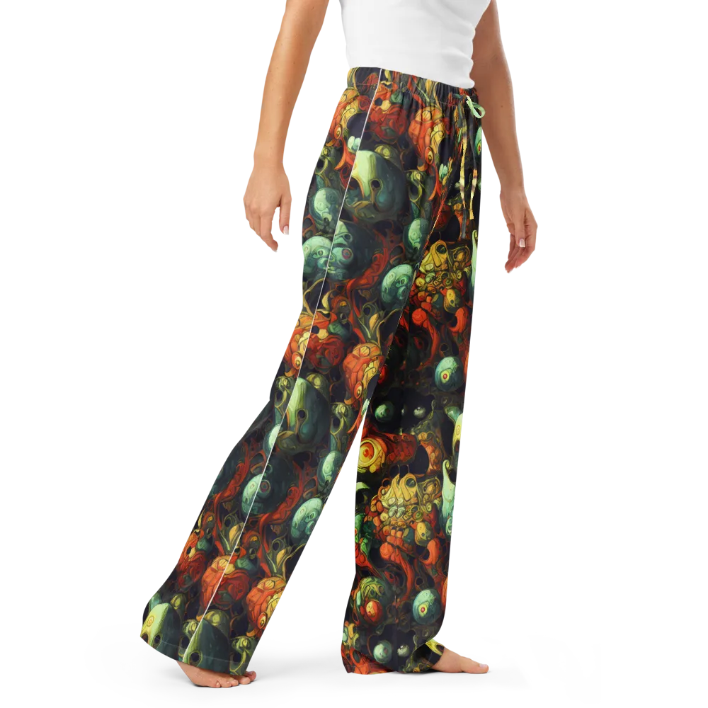 Midnight Mutants on Women's Pajama Pants — Right Front