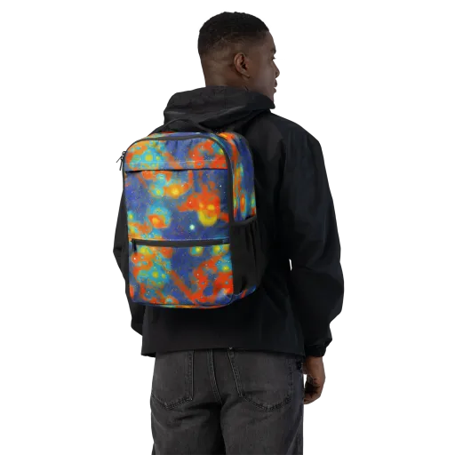 Orbital Bloom on a Utility Backpack