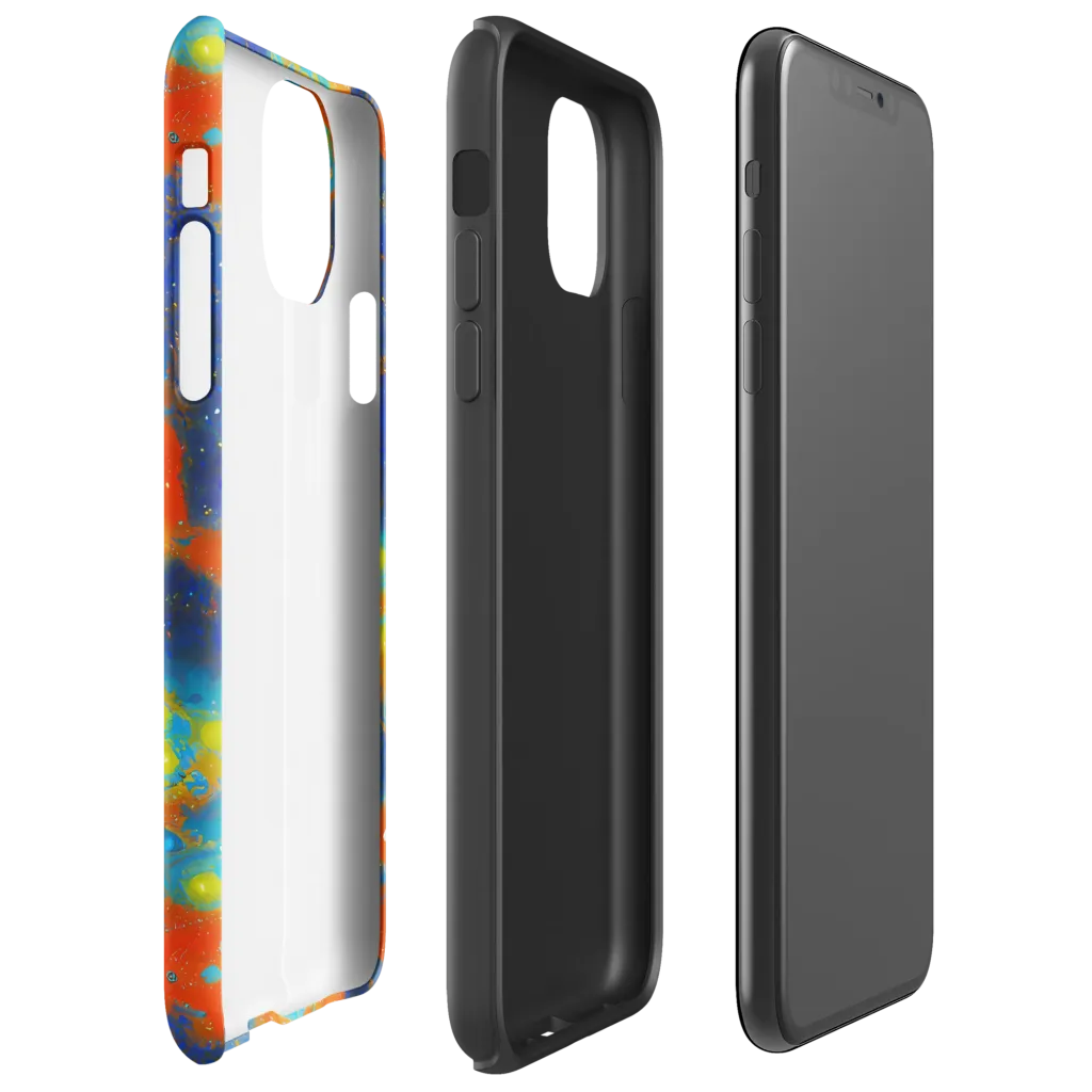 Orbital Bloom on Tough Case for iPhone® — Right