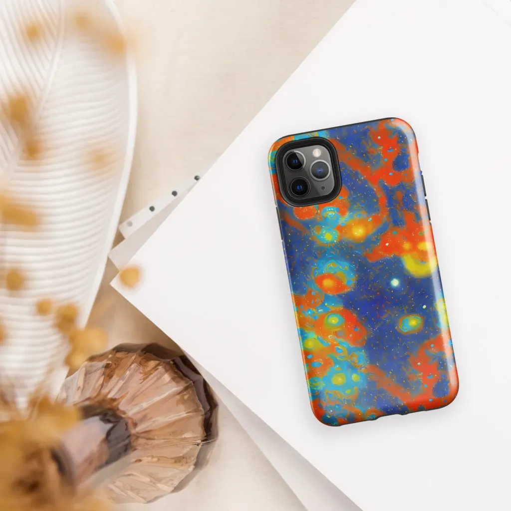 Orbital Bloom on Tough Case for iPhone® — Front