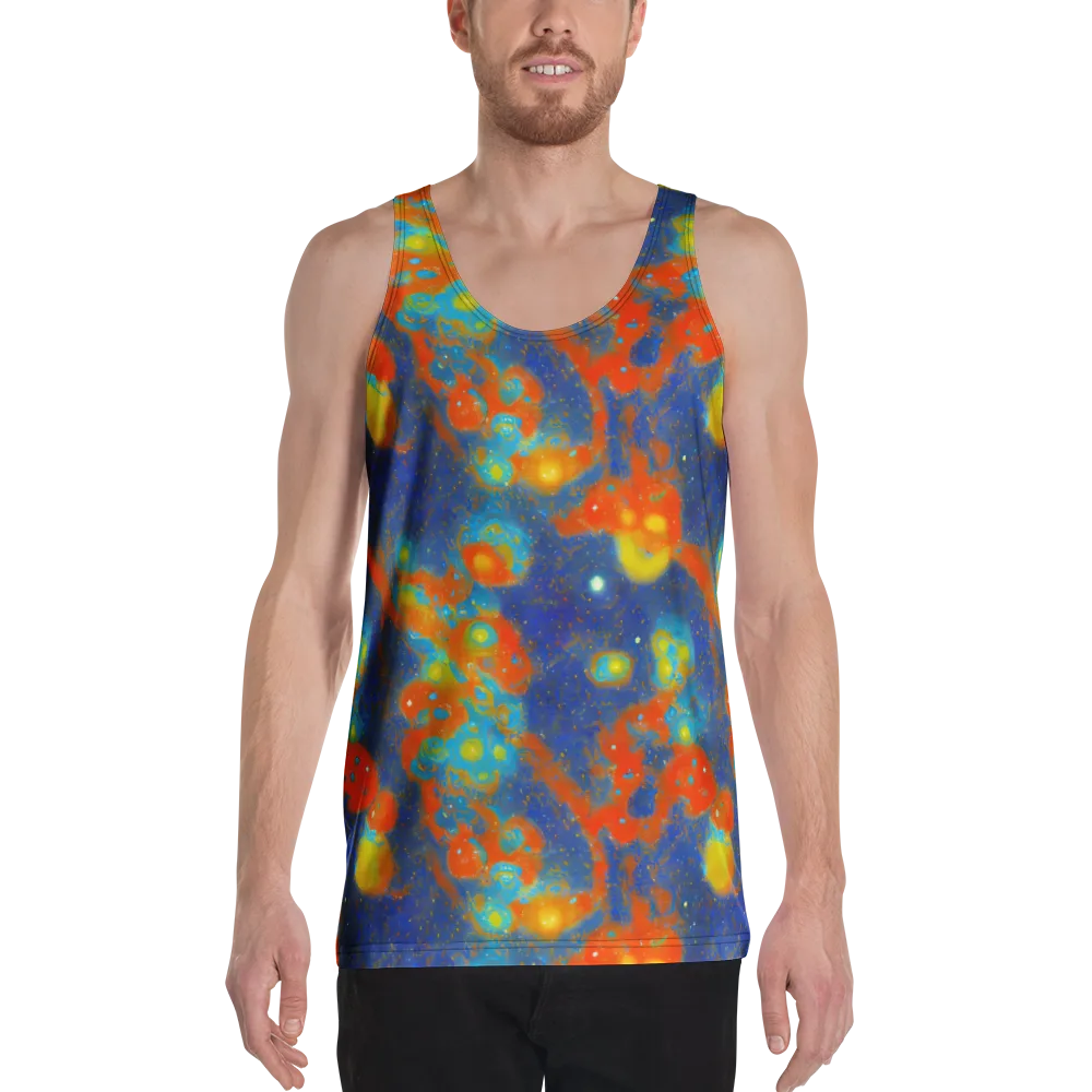 Orbital Bloom on Men's Tank Top — Front
