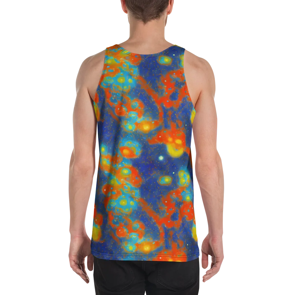 Orbital Bloom on Men's Tank Top — Back