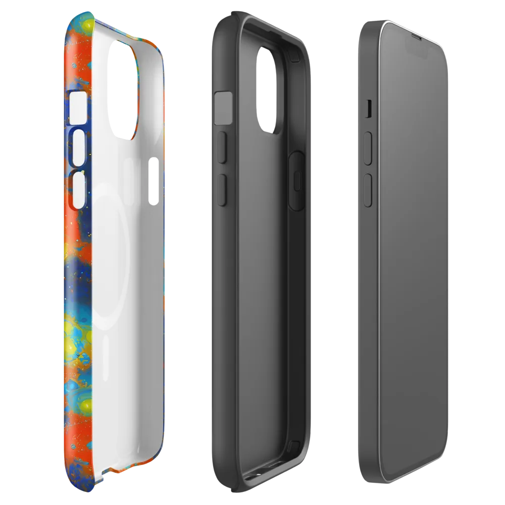 Orbital Bloom on MagSafe Tough Case for iPhone® — Front