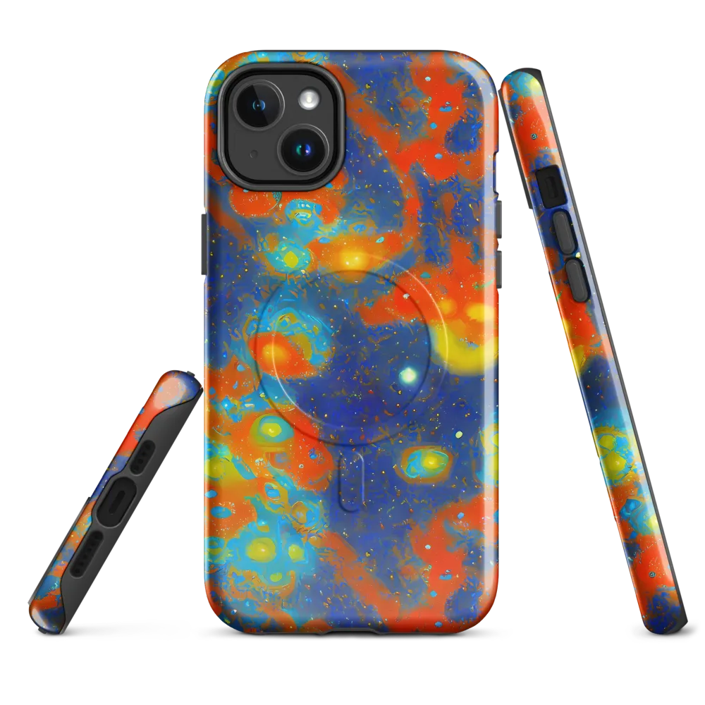 Orbital Bloom on MagSafe Tough Case for iPhone® — Front