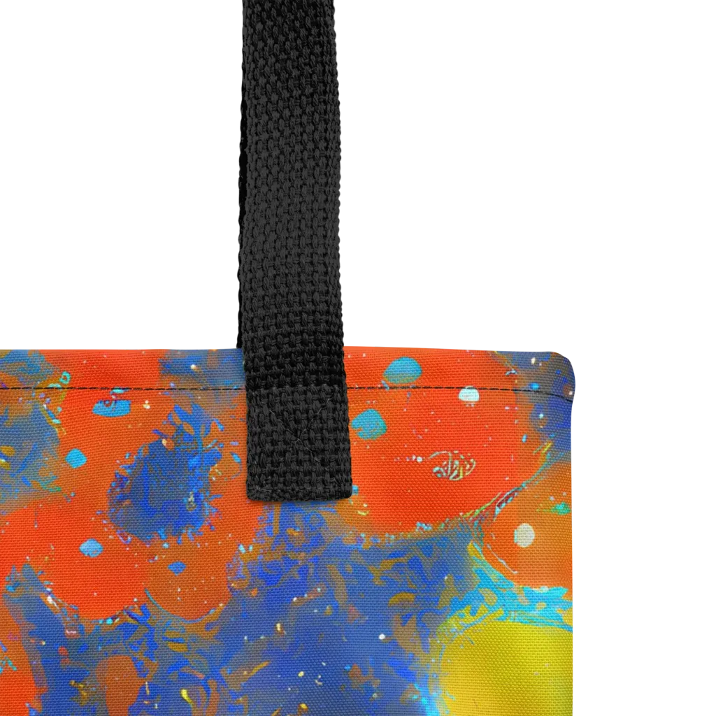 Orbital Bloom on Tote Bag — Product details