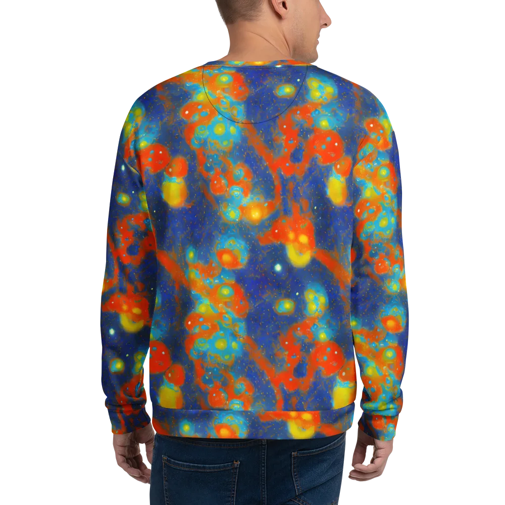 Orbital Bloom on Sweatshirt — Back