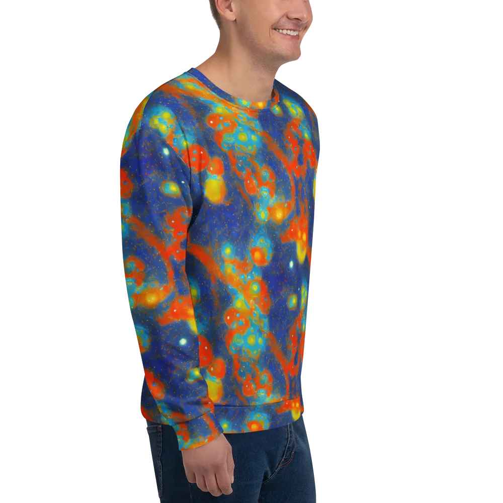Orbital Bloom on Sweatshirt — Right Front