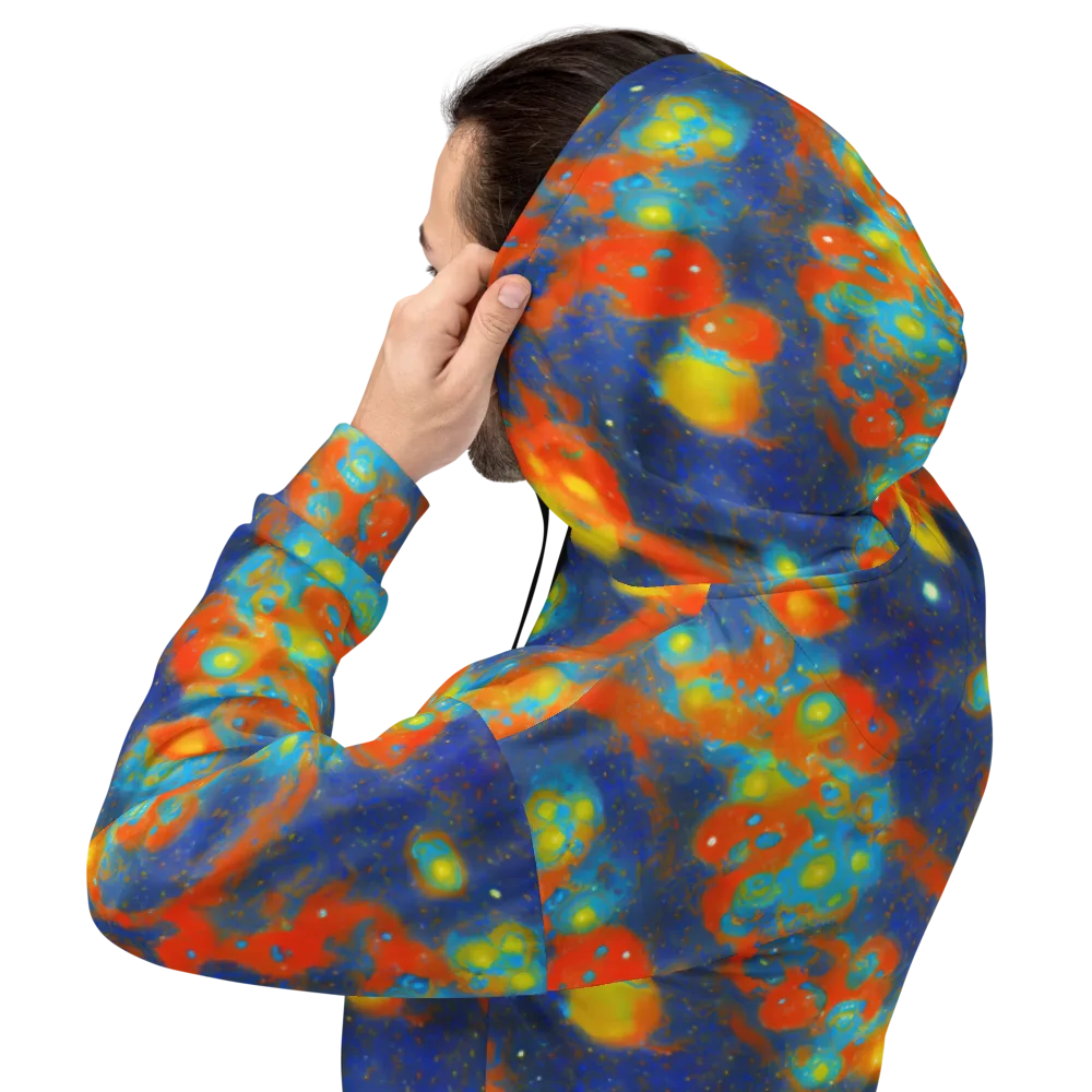 Orbital Bloom on Hoodie — Back