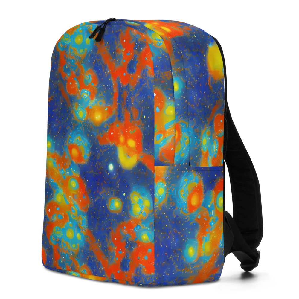 Orbital Bloom on Minimalist Backpack — Left