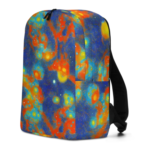 Orbital Bloom on a Minimalist Backpack