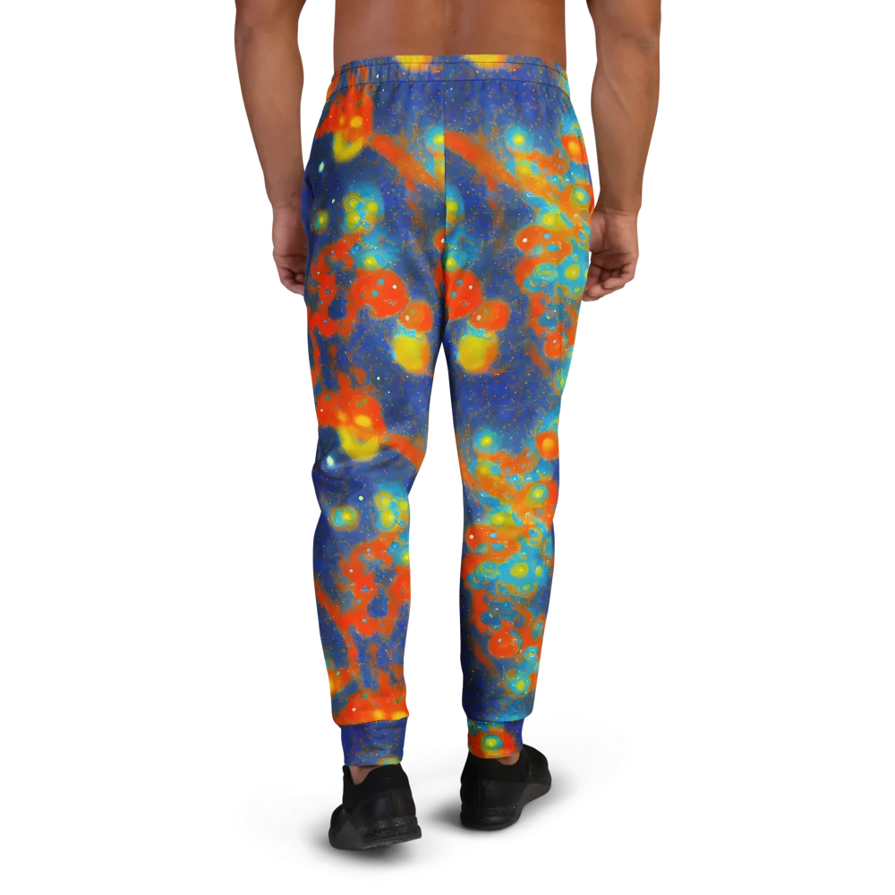 Orbital Bloom on Men's Joggers — Back