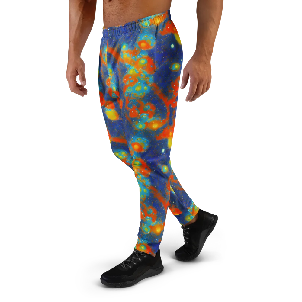 Orbital Bloom on Men's Joggers — Left