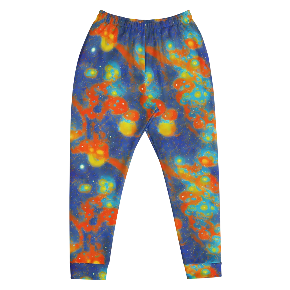 Orbital Bloom on Men's Joggers — Front