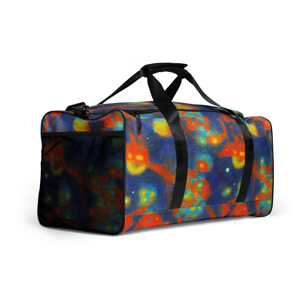 Orbital Bloom on Duffle Bag — Right Front