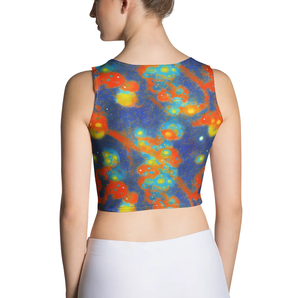 Orbital Bloom on Crop Top — Back