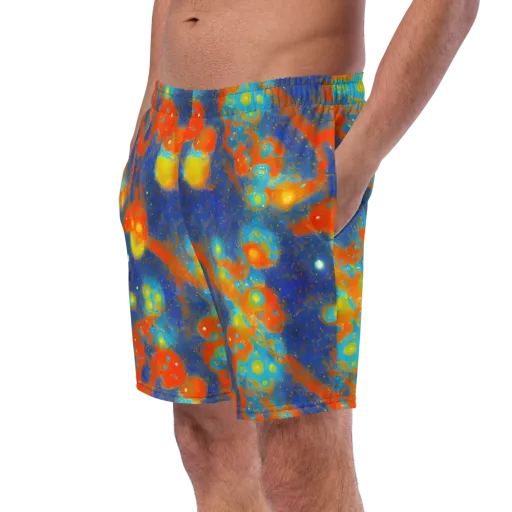 Orbital Bloom on a Swim Trunks