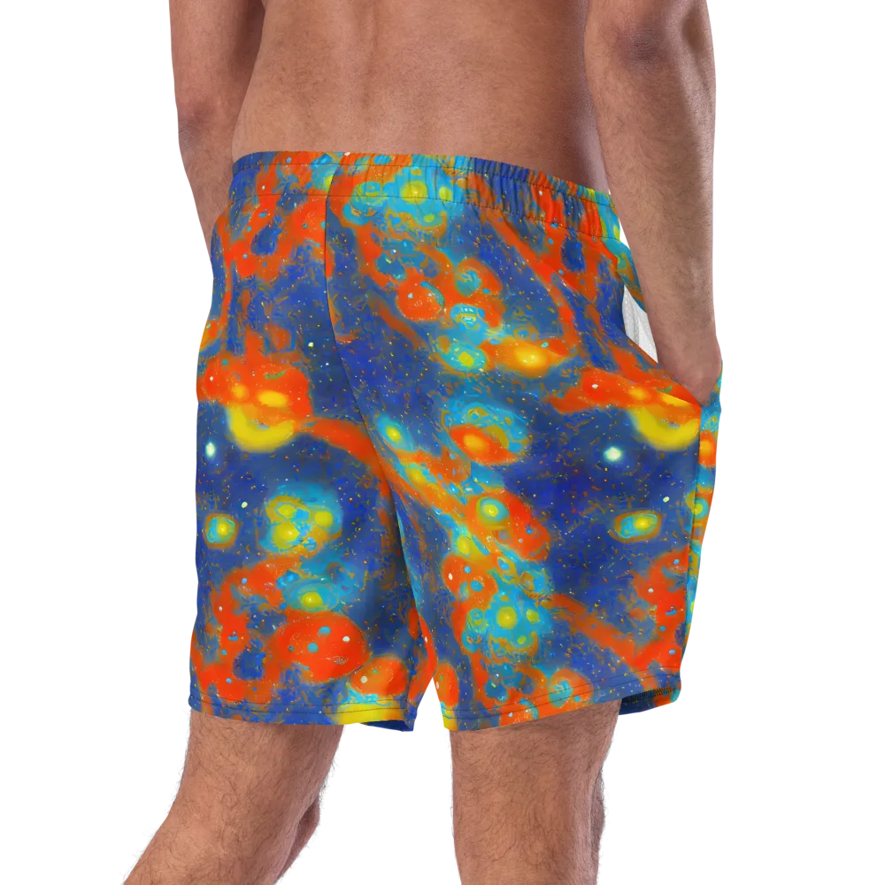 Orbital Bloom on Swim Trunks — Right Back